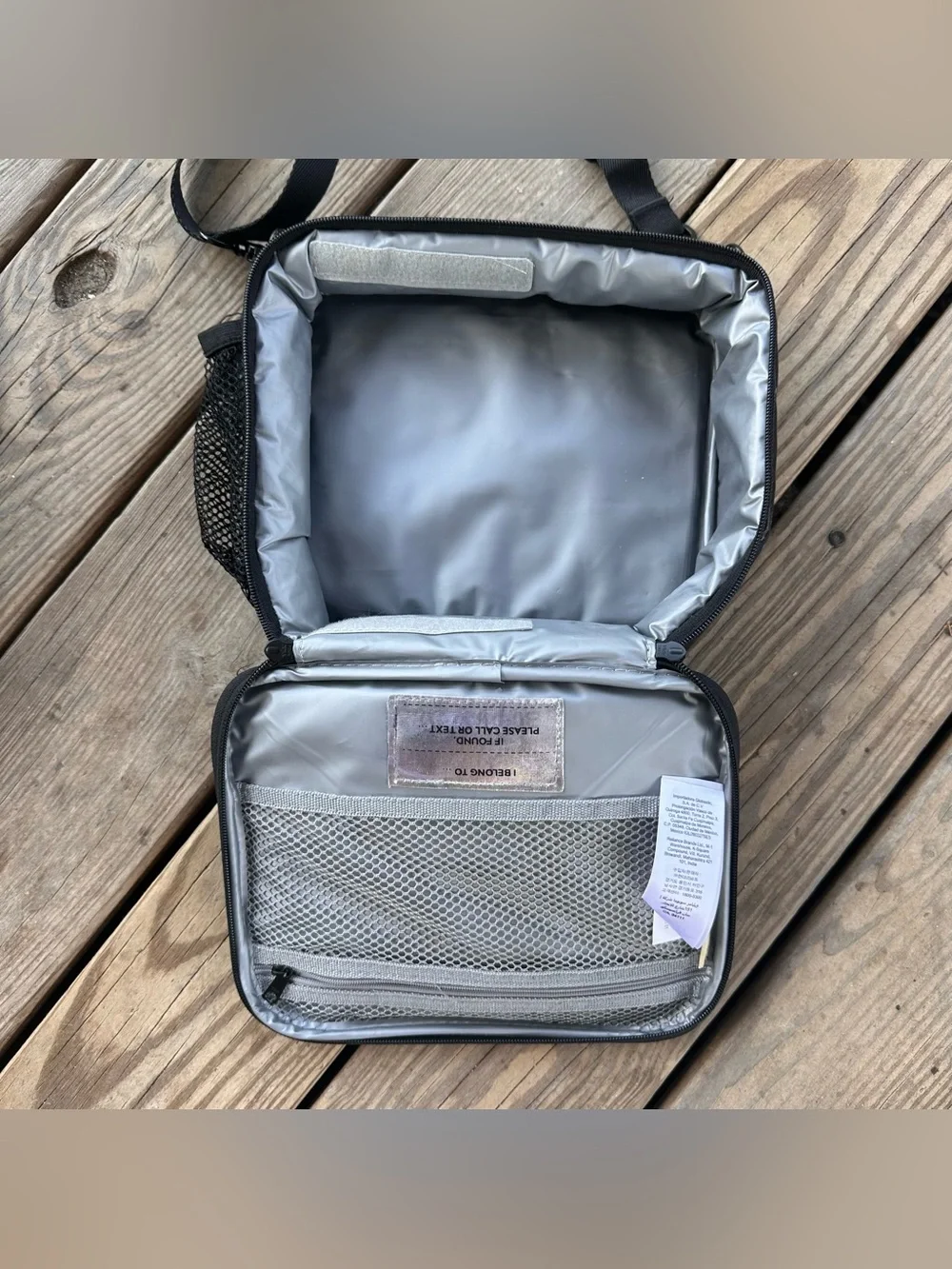 Pottery Barn Teen Minecraft The End Bookbag Backpack Lunch Box Black Blue Space